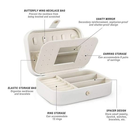 BNIB Portable Jewelry organizer for travel - Picture 10 of 16